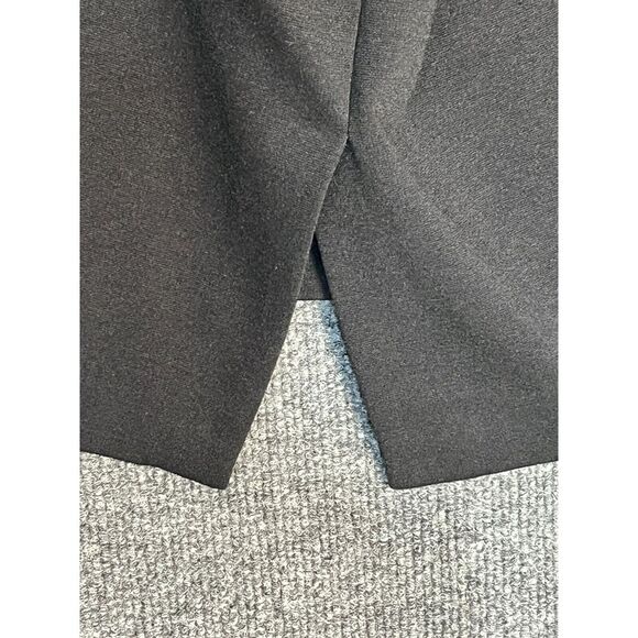 Liz Claiborne Mini Pencil Skirt High Waisted Back Slit Stretch Black Womens 8 - Picture 10 of 11